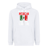 White my husband is mexican nothing scares me funny husband zip hoodie Heavyweight Hoodie - linhVisuals