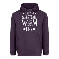 Plum basketball t  shirt basketball mom life t  shirt Heavyweight Hoodie - linhVisuals