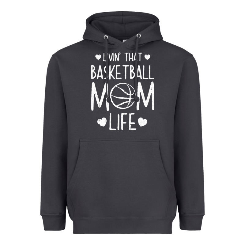 Basketball T  Shirt Basketball Mom Life T  Shirt Heavyweight Hoodie by linhVisuals | Teevron