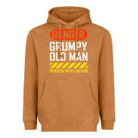 Meerkat funny danger grumpy old man sarcastic saying, retirement t shirt Heavyweight Hoodie - linhVisuals