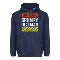 Funny Danger Grumpy Old Man Sarcastic Saying, Retirement T Shirt Heavyweight Hoodie | Teevron
