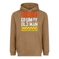 Toasted Coconut funny danger grumpy old man sarcastic saying, retirement t shirt Heavyweight Hoodie - linhVisuals