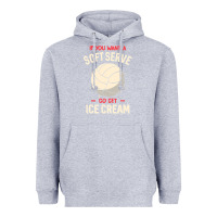 Heather Grey funny volleyball if you want a soft serve volleyball t shirt Heavyweight Hoodie - linhVisuals