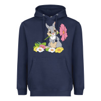 Navy thumper Heavyweight Hoodie - linhVisuals