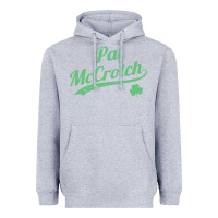 Heather Grey pat mccrotch funny st. patrick's day long sleeve t shirt Heavyweight Hoodie - linhVisuals