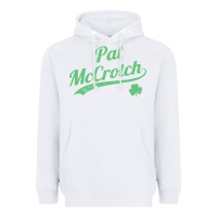 White pat mccrotch funny st. patrick's day long sleeve t shirt Heavyweight Hoodie - linhVisuals