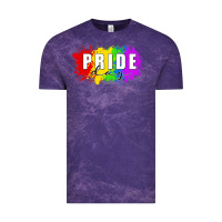 Cloud Purple Pride Day Vintage Tee - FaDigitalArtStudio