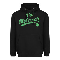 Black pat mccrotch funny st. patrick's day long sleeve t shirt Heavyweight Hoodie - linhVisuals