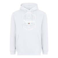White perfectly aged premium quality italian nonno shirt Heavyweight Hoodie - linhVisuals