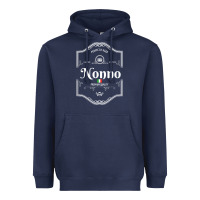 Navy perfectly aged premium quality italian nonno shirt Heavyweight Hoodie - linhVisuals