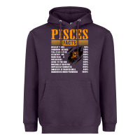 Pisces Facts T Shirt Pisces Birthday Gifts Heavyweight Hoodie | Teevron