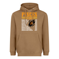 Toasted Coconut pisces facts t shirt pisces birthday gifts Heavyweight Hoodie - linhVisuals