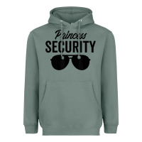 Sage princess security dad boyfriend husband pregnancy t shirt Heavyweight Hoodie - linhVisuals