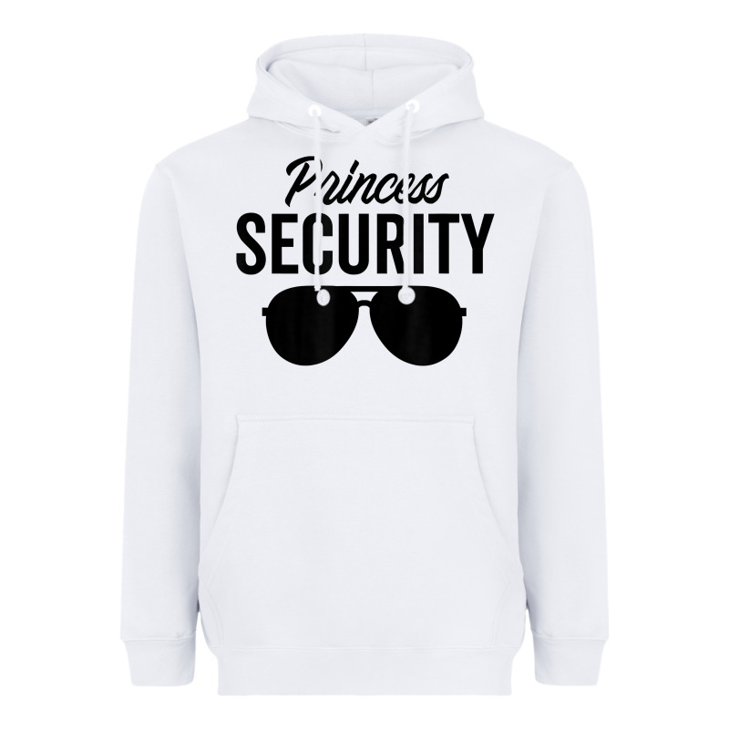 Princess Security Dad Boyfriend Husband Pregnancy T Shirt Heavyweight Hoodie by linhVisuals | Teevron