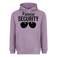 Lavender princess security dad boyfriend husband pregnancy t shirt Heavyweight Hoodie - linhVisuals
