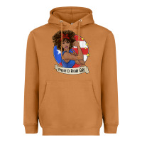 Meerkat puerto rican girl strong t shirt puerto rico pride boricua Heavyweight Hoodie - linhVisuals