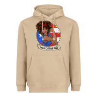 Mushroom puerto rican girl strong t shirt puerto rico pride boricua Heavyweight Hoodie - linhVisuals