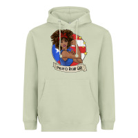 Matcha puerto rican girl strong t shirt puerto rico pride boricua Heavyweight Hoodie - linhVisuals