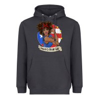 Smoke puerto rican girl strong t shirt puerto rico pride boricua Heavyweight Hoodie - linhVisuals