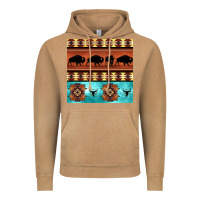 Vintage Camel native american aztec seamless pattern 2 Vintage Hoodie - BundleAndBundleShop