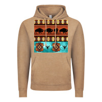 Native American Aztec Seamless Pattern 2 Vintage Hoodie | Teevron