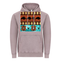 Vintage Zinc native american aztec seamless pattern 2 Vintage Hoodie - BundleAndBundleShop