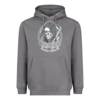 Storm santa muerte female deity mexican satanic dead sugar skull tank top Heavyweight Hoodie - linhVisuals