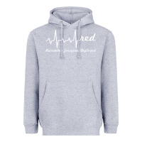 Heather Grey red friday military remember everyone deployed heartbeat t shirt Heavyweight Hoodie - linhVisuals