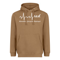 Toasted Coconut red friday military remember everyone deployed heartbeat t shirt Heavyweight Hoodie - linhVisuals