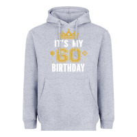 Heather Grey it's my 60th birthday gift for 60 years old man and woman t shirt Heavyweight Hoodie - linhVisuals