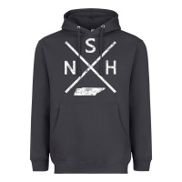 Smoke vintage nashville retro nsh cross t shirt Heavyweight Hoodie - linhVisuals