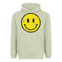 Matcha vintage retro happy smiley face 80's 90's aesthetic t shirt Heavyweight Hoodie - linhVisuals