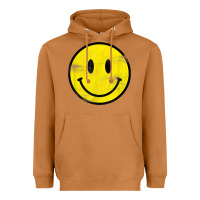 Meerkat vintage retro happy smiley face 80's 90's aesthetic t shirt Heavyweight Hoodie - linhVisuals