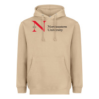 Mushroom The the northeastern Heavyweight Hoodie - linhVisuals