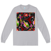 Moon Dust halloween bad witch seamless pattern Long Sleeve Tee - BundleAndBundleShop
