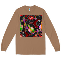 Toasted Coconut halloween bad witch seamless pattern Long Sleeve Tee - BundleAndBundleShop