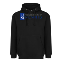 Black The university of memphis Heavyweight Hoodie - linhVisuals