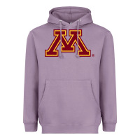 Lavender The university of minnesota Heavyweight Hoodie - linhVisuals