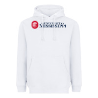 White The university of mississippi Heavyweight Hoodie - linhVisuals