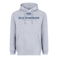 Heather Grey The old dominion university Heavyweight Hoodie - linhVisuals