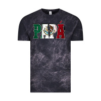 Cloud Black Mexican Flag Papá Vintage Tee - Jasminsmagicworld