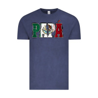 Vintage Denim Mexican Flag Papá Vintage Tee - Jasminsmagicworld