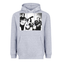 Heather Grey the munsters play it again Heavyweight Hoodie - linhVisuals