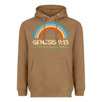 Toasted Coconut genesis 913 god's promise faithfully rainbow bible verse t shirt Heavyweight Hoodie - linhVisuals