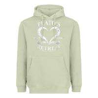 Matcha plato retreat club vintage retro nyc t shirt Heavyweight Hoodie - linhVisuals
