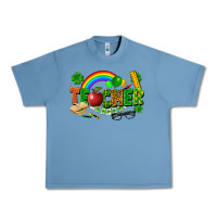 Pebble Blue teacher st patrick Urban Heavy Tee - FaDigitalArtStudio