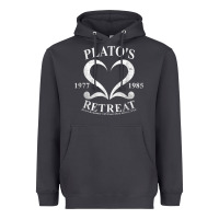 Smoke plato retreat club vintage retro nyc t shirt Heavyweight Hoodie - linhVisuals
