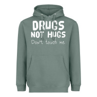 Sage drugs not hugs Heavyweight Hoodie - linhVisuals