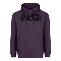 Plum suicidal tendencies Heavyweight Hoodie - linhVisuals