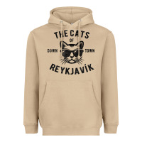 Mushroom cats of downtown reykjavik t shirt Heavyweight Hoodie - linhVisuals